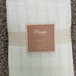 Crane baby crib skirt